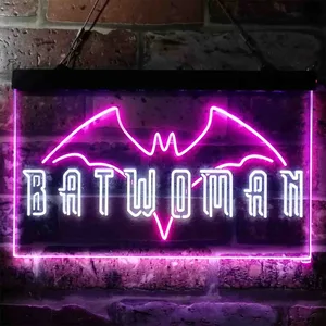 Batwoman Logo Neon-Like LED Sign