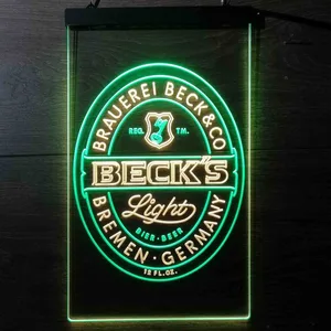 Becks Light Logo Neon-Like LED Sign