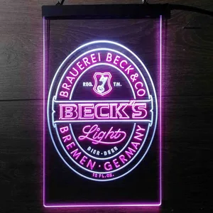 Becks Light Logo Neon-Like LED Sign