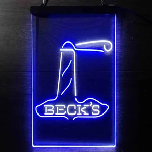 Beck's Lighthouse Neon-Like LED Sign