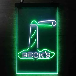 Beck's Lighthouse Neon-Like LED Sign