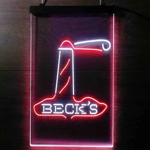 Beck's Lighthouse Neon-Like LED Sign