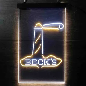 Beck's Lighthouse Neon-Like LED Sign