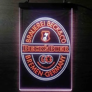 Beck's Logo Neon-Like LED Sign