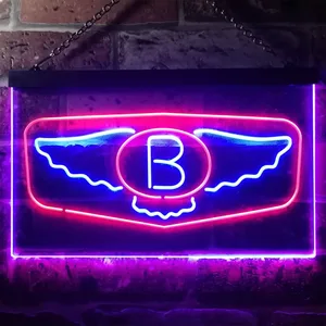 Bentley Wings Neon-Like LED Sign