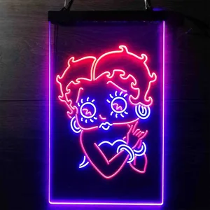Betty Boop Close Up Neon-Like LED Sign