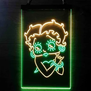 Betty Boop Close Up Neon-Like LED Sign