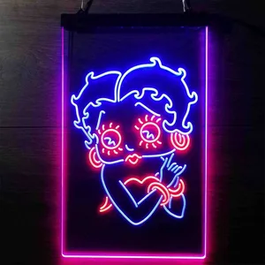 Betty Boop Close Up Neon-Like LED Sign