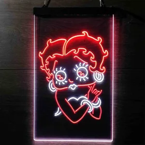 Betty Boop Close Up Neon-Like LED Sign