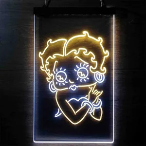Betty Boop Close Up Neon-Like LED Sign