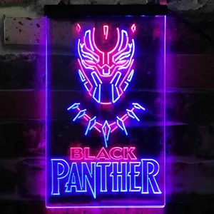 Black Panther Neon-Like LED Sign