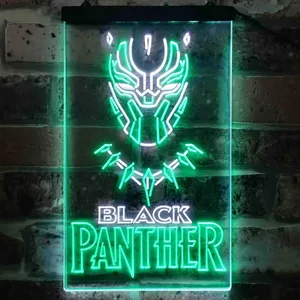 Black Panther Neon-Like LED Sign