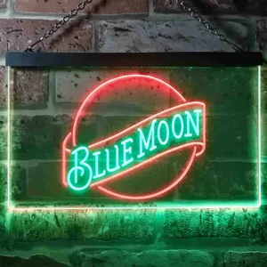 Blue Moon Beer - Logo 2 Neon-Like LED Sign