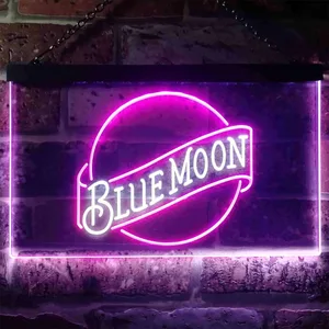 Blue Moon Beer - Logo 2 Neon-Like LED Sign
