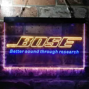 Bose Better Sound Through Research Neon-Like LED Sign