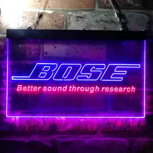 Bose Better Sound Through Research Neon-Like LED Sign