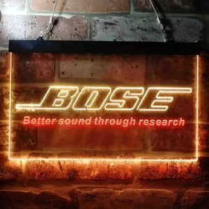 Bose Better Sound Through Research Neon-Like LED Sign