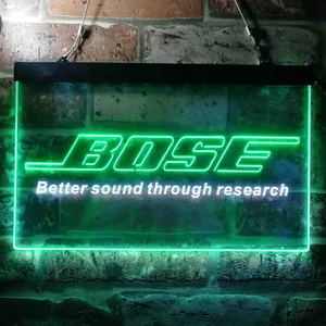 Bose Better Sound Through Research Neon-Like LED Sign