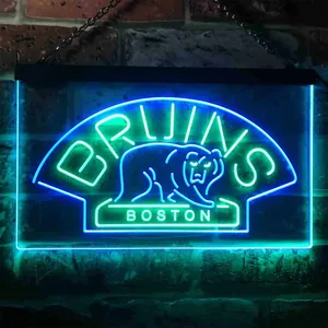 Boston Bruins Logo 1 Neon-Like LED Sign - Legacy Edition