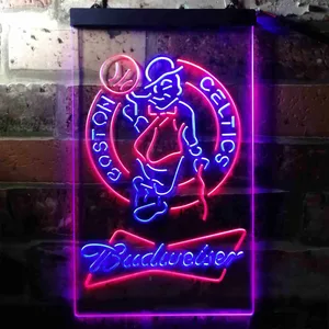 Boston Celtics Budweiser Neon-Like LED Sign
