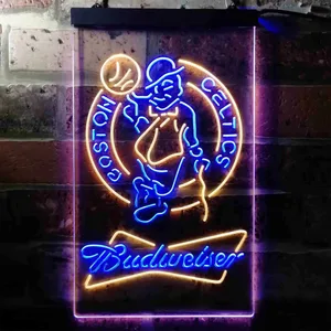 Boston Celtics Budweiser Neon-Like LED Sign