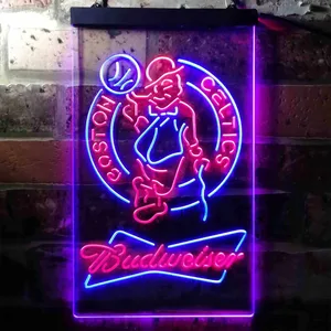 Boston Celtics Budweiser Neon-Like LED Sign