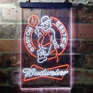 Boston Celtics Budweiser Neon-Like LED Sign