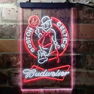 Boston Celtics Budweiser Neon-Like LED Sign