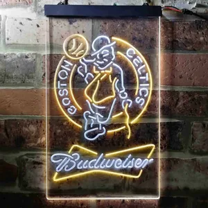Boston Celtics Budweiser Neon-Like LED Sign