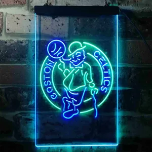 Boston Celtics Logo 1 Neon-Like LED Sign - Legacy Edition