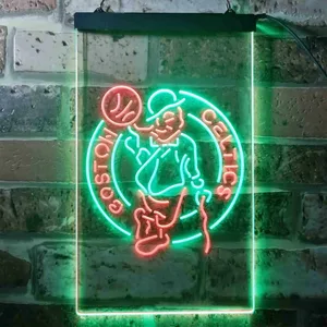 Boston Celtics Logo 1 Neon-Like LED Sign - Legacy Edition