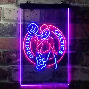 Boston Celtics Logo 1 Neon-Like LED Sign - Legacy Edition