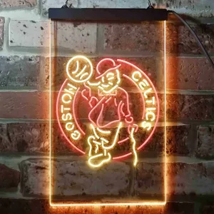 Boston Celtics Logo 1 Neon-Like LED Sign - Legacy Edition