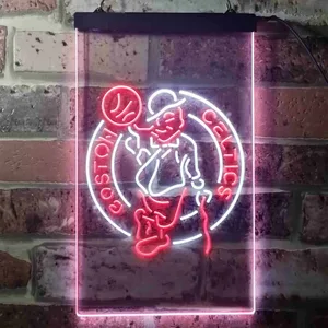 Boston Celtics Logo 1 Neon-Like LED Sign - Legacy Edition