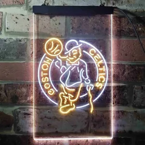 Boston Celtics Logo 1 Neon-Like LED Sign - Legacy Edition
