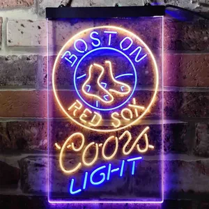 Boston Red Sox Coors Light Neon-Like LED Sign