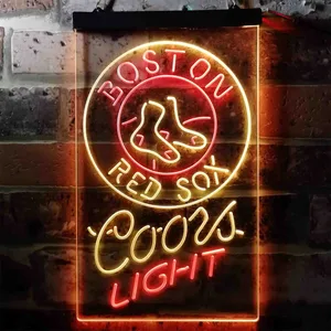 Boston Red Sox Coors Light Neon-Like LED Sign