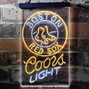 Boston Red Sox Coors Light Neon-Like LED Sign
