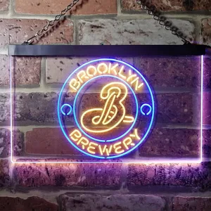 Brooklyn Brewery Logo 1 Neon-Like LED Sign