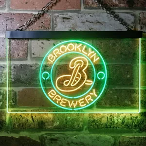 Brooklyn Brewery Logo 1 Neon-Like LED Sign