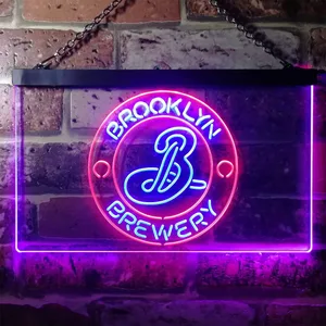 Brooklyn Brewery Logo 1 Neon-Like LED Sign
