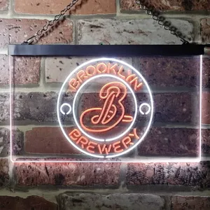 Brooklyn Brewery Logo 1 Neon-Like LED Sign