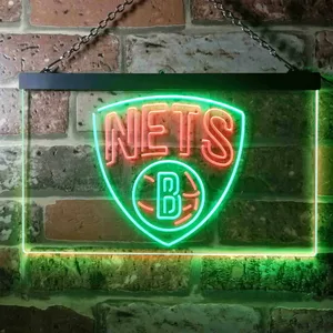 Brooklyn Nets Logo Neon-Like LED Sign