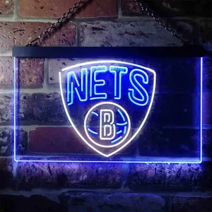 Brooklyn Nets Logo Neon-Like LED Sign
