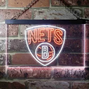 Brooklyn Nets Logo Neon-Like LED Sign