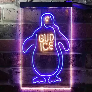 Bud Ice Penguin Neon-Like LED Sign