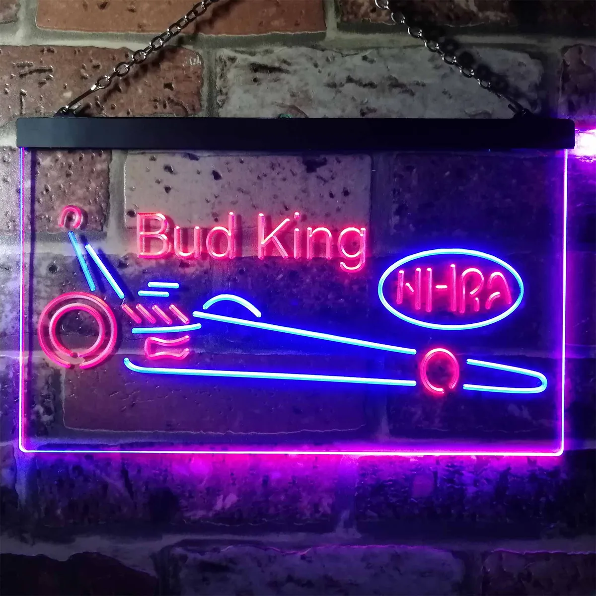 Bud King Dragster Neon-Like LED Sign