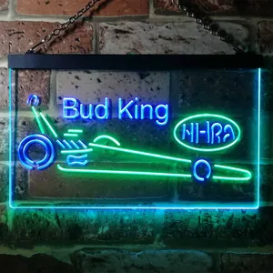 Bud King Dragster Neon-Like LED Sign