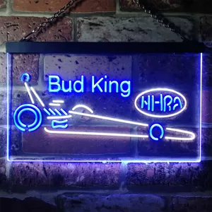 Bud King Dragster Neon-Like LED Sign