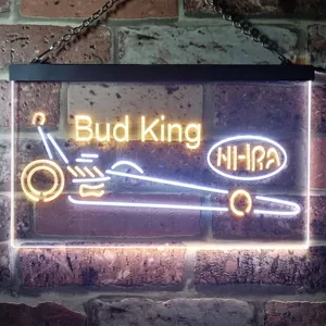 Bud King Dragster Neon-Like LED Sign